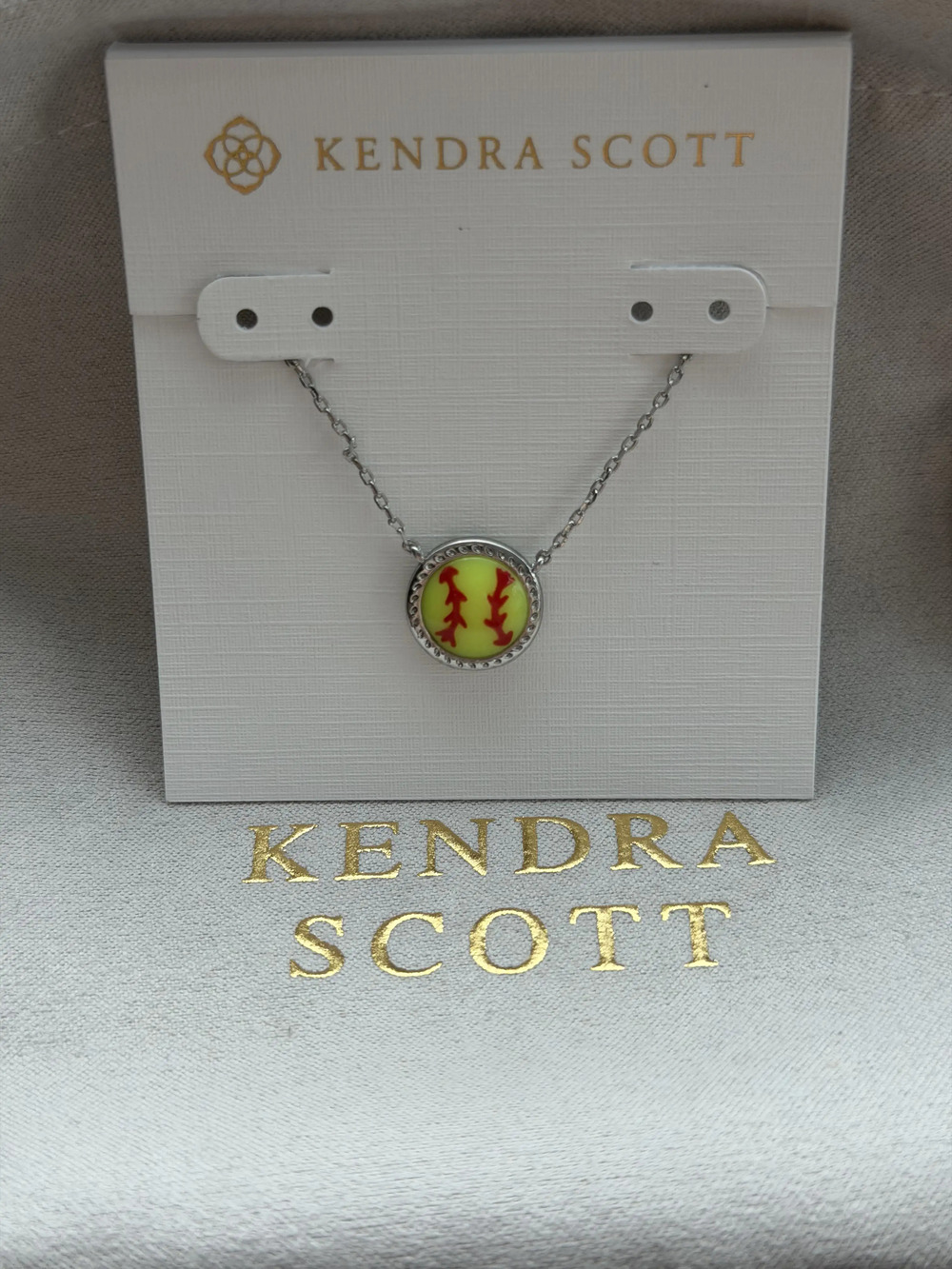 Kendra Scott Yellow Pendant Necklace